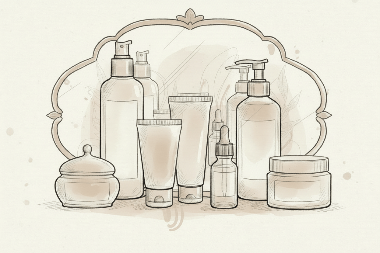 Natural skincare collection using predominantely organic ingredients and non toxic skincare.