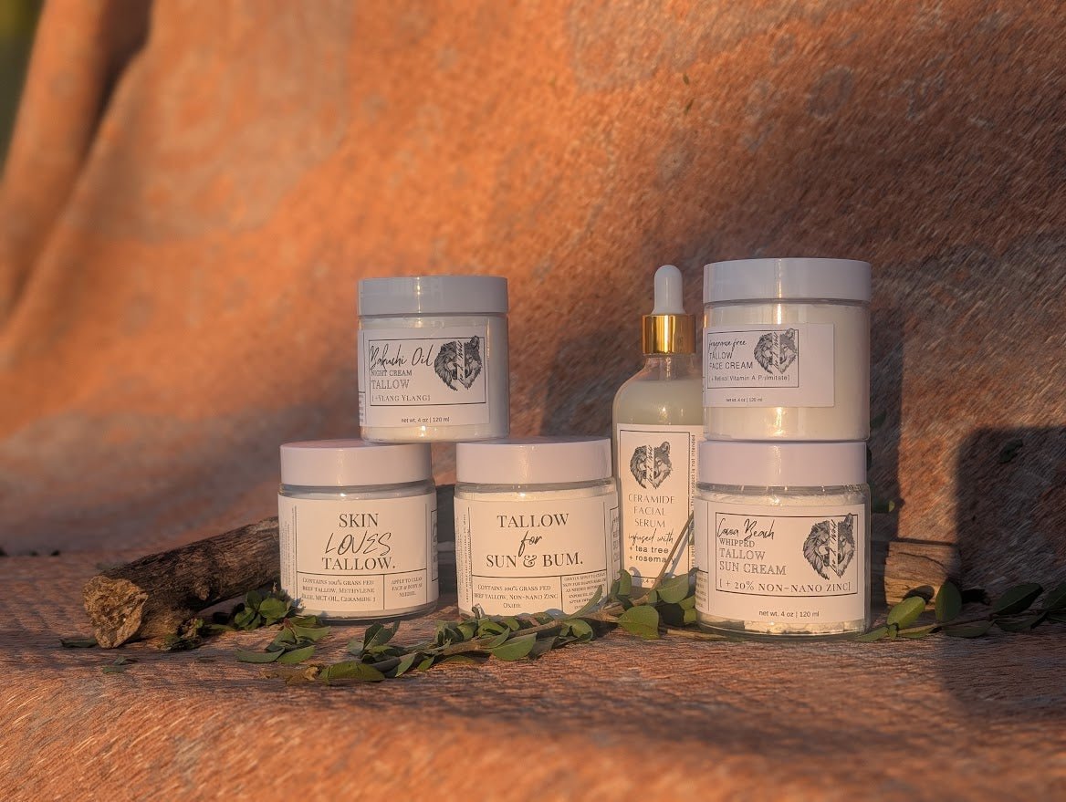 natural skincare home page for leo & wolf skincare organic ingredients, tea, tinctures, lotion
