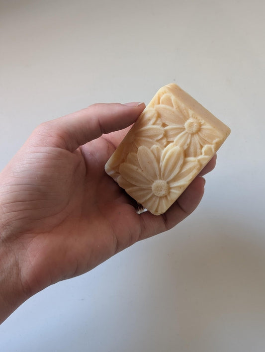 100% Tallow Soap Bar with Floral Honey Lavender, Pack of 2 Moisturizing Bars