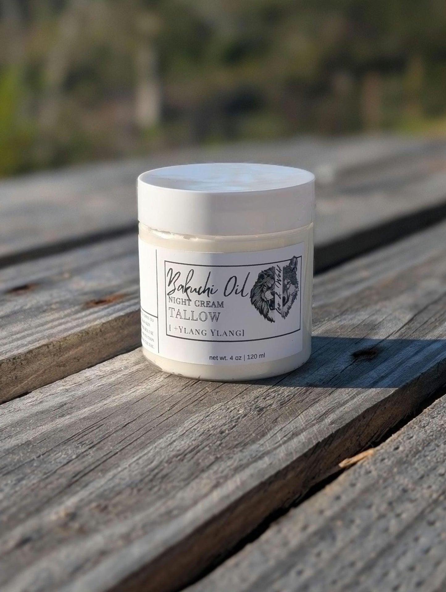 Bakuchiol Tallow Night Cream, 4 oz - Leo & Wolf