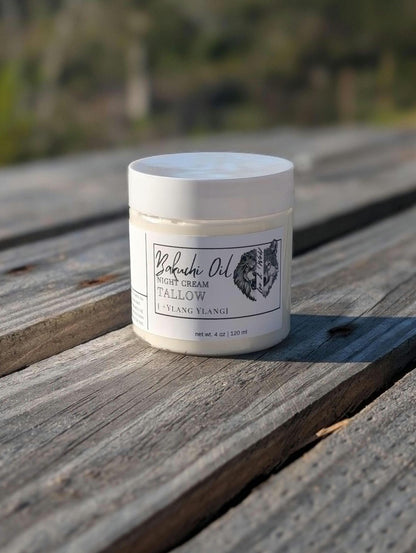 Bakuchiol Tallow Night Cream, 4 oz - Leo & Wolf
