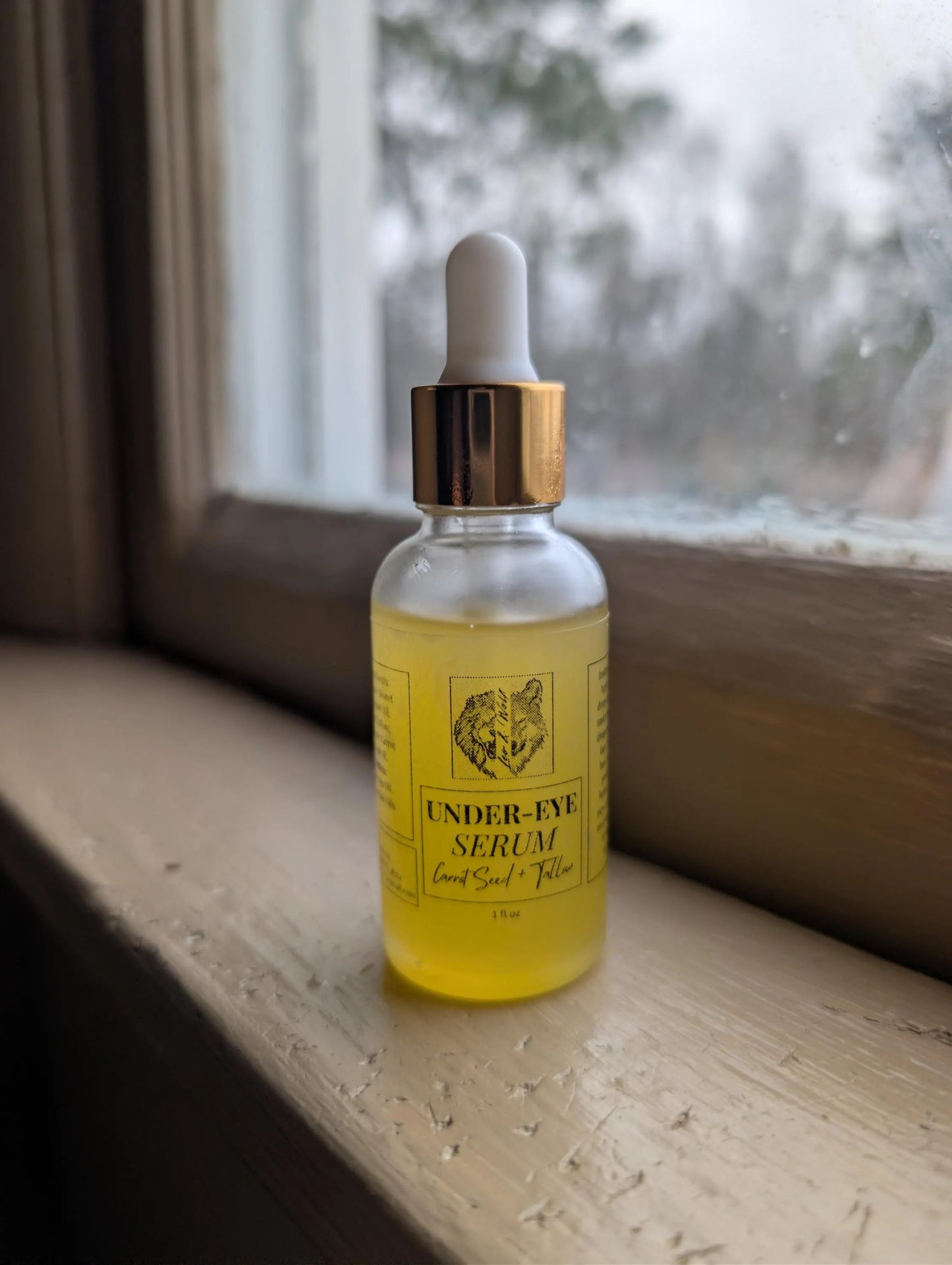 Carrot Seed Rosehip Tallow Under Eye Serum, 1 oz