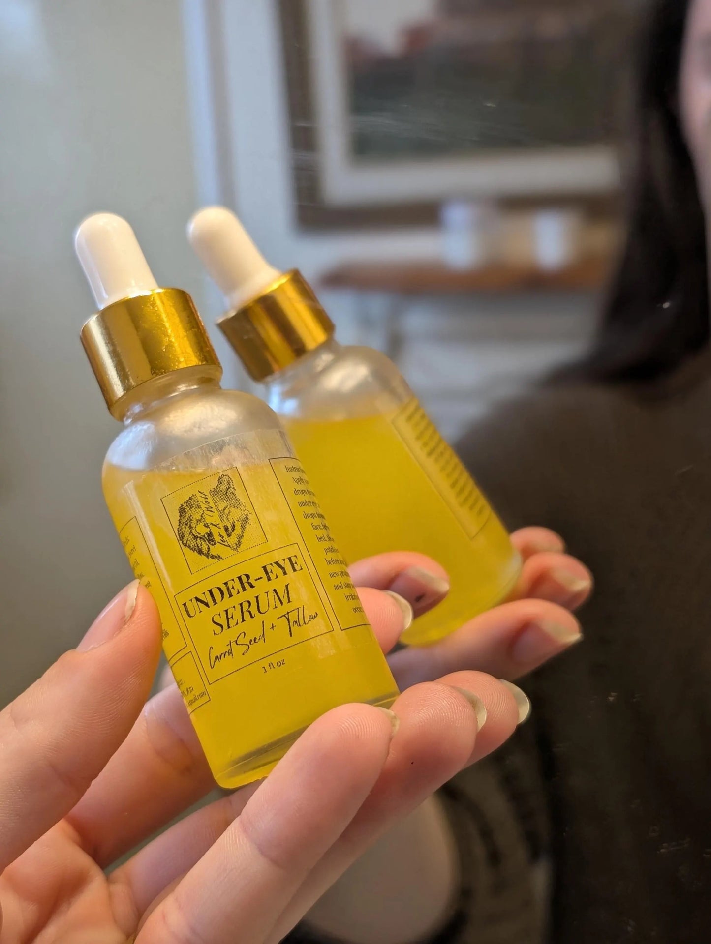 Carrot Seed Rosehip Tallow Under Eye Serum, 1 oz