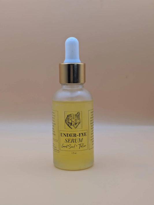 Carrot Seed Rosehip Tallow Under Eye Serum, 1 oz