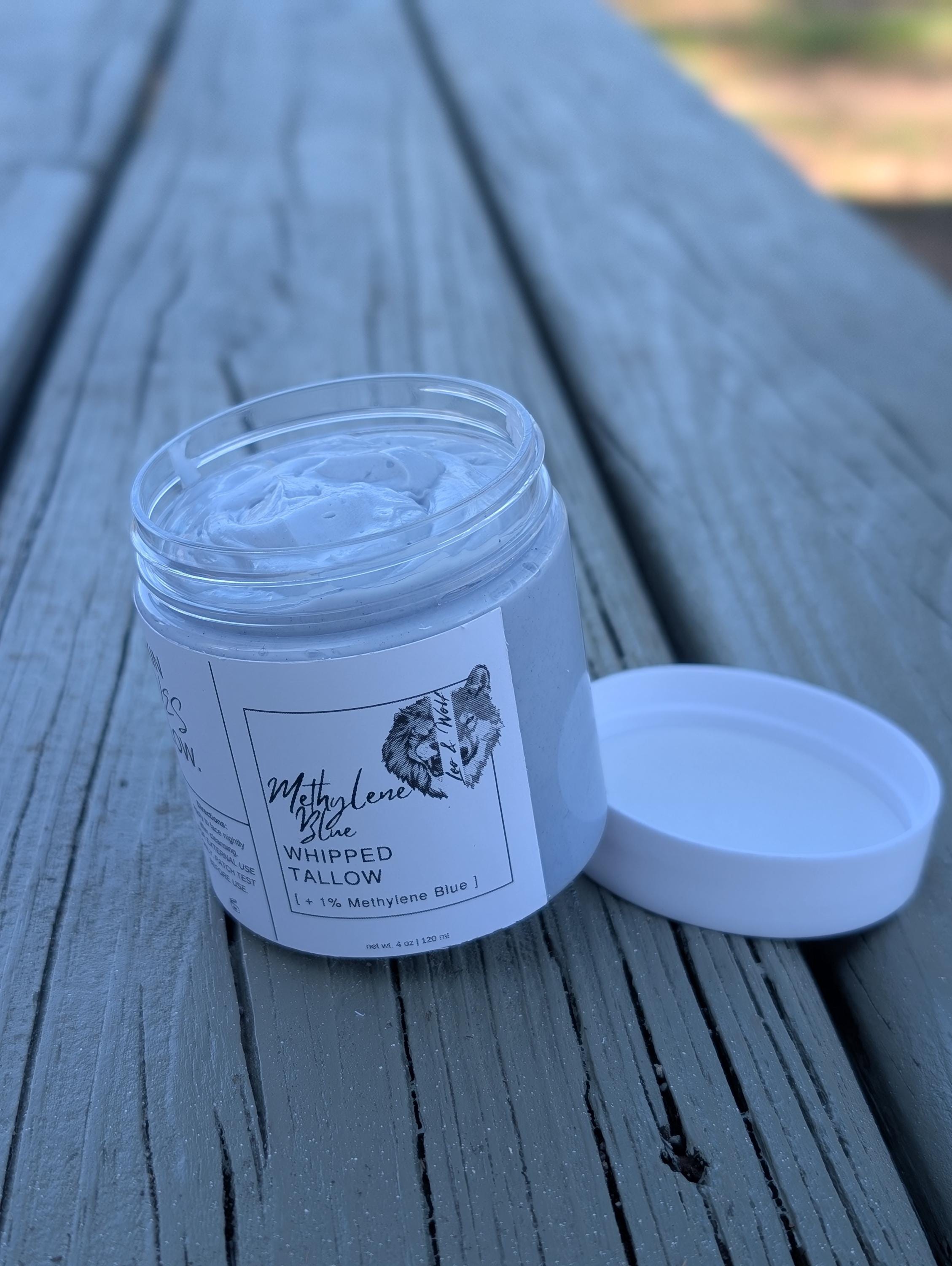 Methylene Blue Tallow Cream, 4 oz