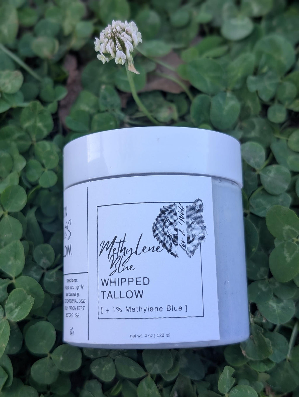 Methylene Blue Tallow Cream, 4 oz