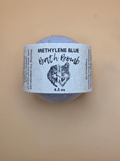 Large Methylene Blue Tallow Bath Bomb, 4.5 oz