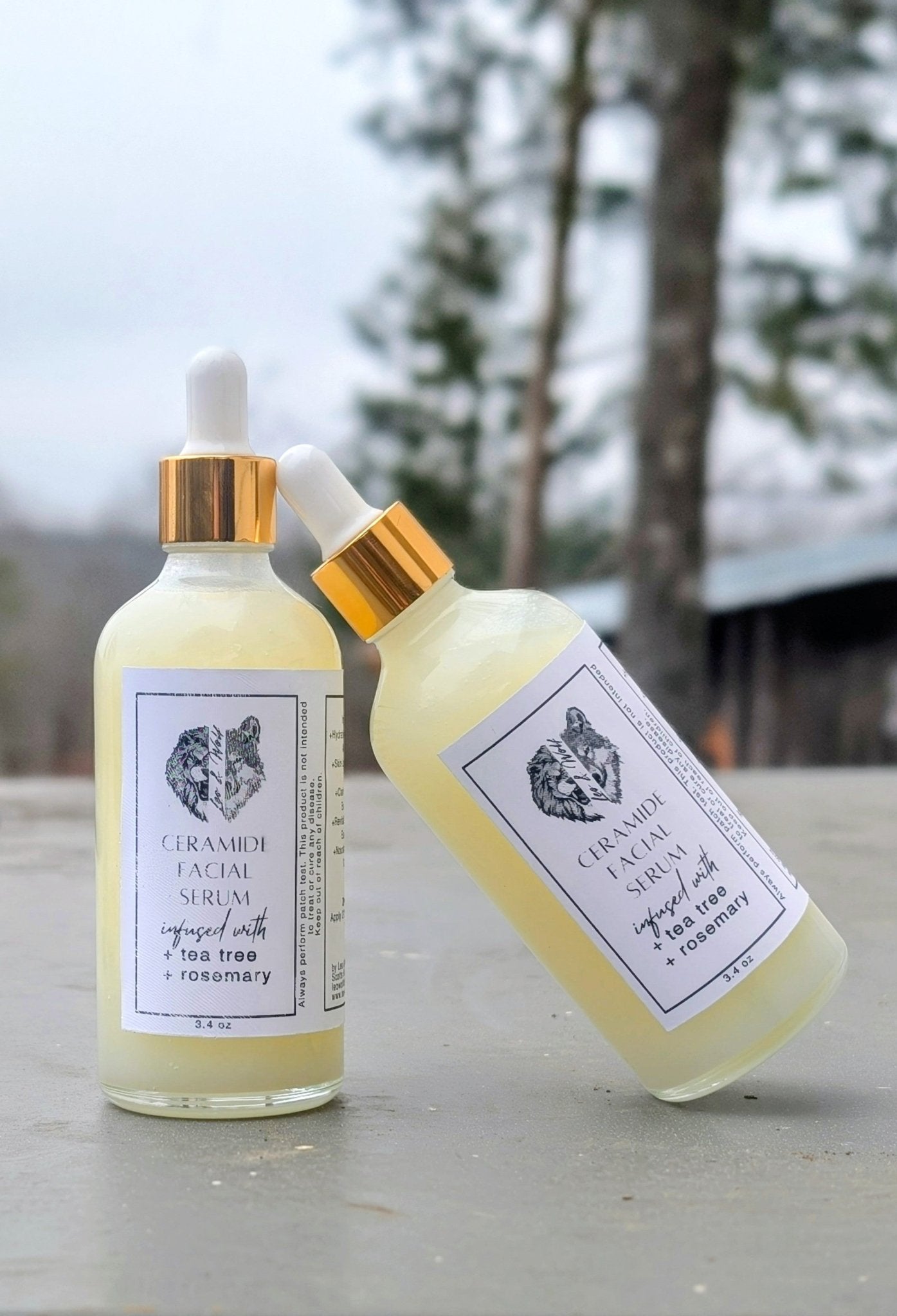 Rosemary + Tea Tree Serum, Sweet Almond & Tallow Based, 3.4 Oz