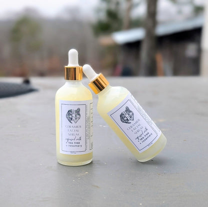 Rosemary + Tea Tree Serum, Sweet Almond & Tallow Based, 3.4 Oz